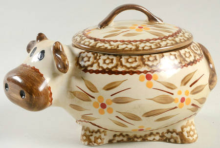 Old World Brown Individual Casserole & Lid