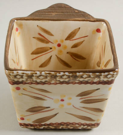 Old World Brown Individual Square Baker