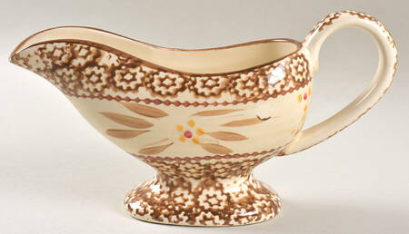 Old World Brown Gravy Boat