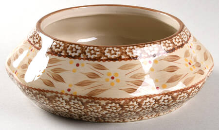 Old World Brown Large Bowl for Christmas Tree Stacking Set