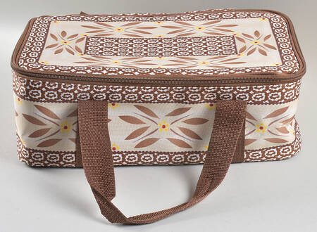 Old World Brown Thermal Tote for Retangle Baker