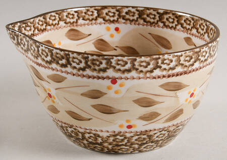 Old World Brown Batter Bowl