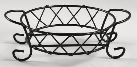Old World Brown Metal Stand for 10 Oz Individual Casserole