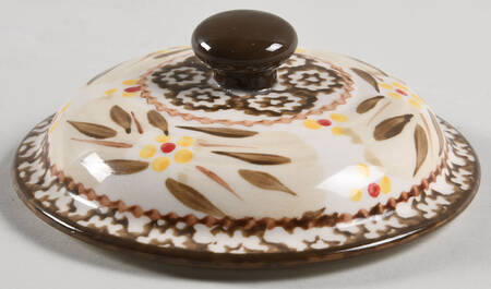 Old World Brown Lid for 10 Oz Individual Casserole