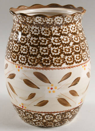 Old World Brown Large Canister No Lid