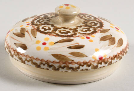 Old World Brown Lid for Large Canister