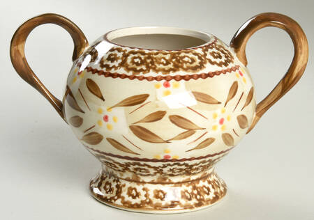 Old World Brown Sugar Bowl No Lid