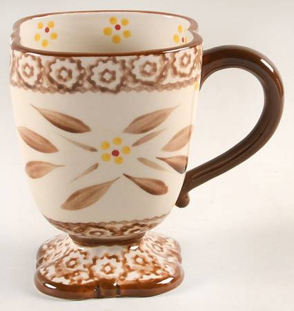 Old World Brown Square Mug