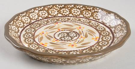 Old World Brown Dessert/Pie Plate