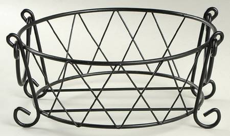 Old World Confetti Metal Stand for 9" Round Handled Baker