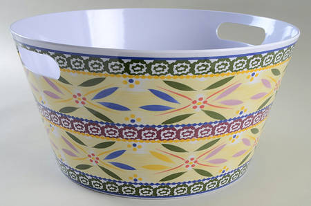 Old World Confetti Melamine Beverage Tub by Temp-Tations