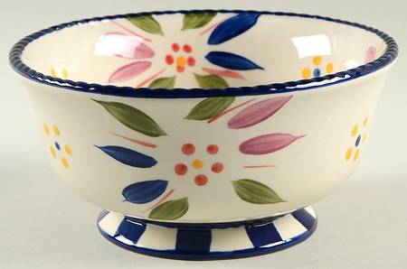 Old World Confetti Soup/Cereal Bowl by Temp-Tations