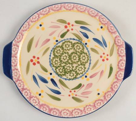 Old World Confetti 9" Round Lid-It (Trivet,Tray,Baker Lid)