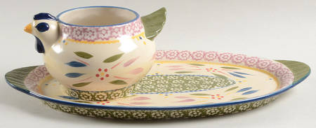 Old World Confetti Soup Mug & Sandwich Set