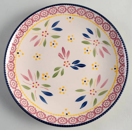 Old World Confetti Coupe Dinner Plate by Temp-Tations
