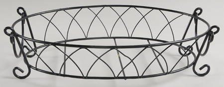 Old World Confetti Metal Stand for 13" Oval Baker