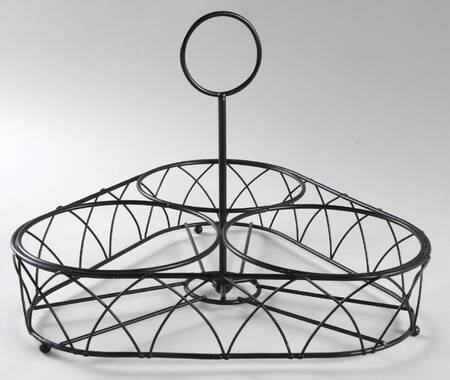 Old World Confetti Metal Stand for - Set of 3 1 Qt 5" Round Bowl