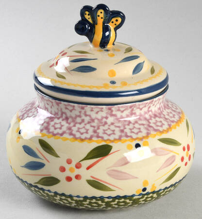 Old World Confetti Sugar Bowl & Lid by Temp-Tations