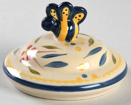 Old World Confetti Lid for Sugar Bowl