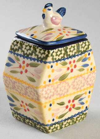 Old World Confetti Mini Canister with Lid & Seal