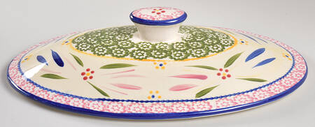 Old World Confetti Lid for 3.5 Qt Oval Covered Casserole