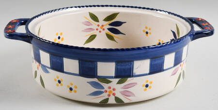 Old World Confetti 2 Qt Round Stacking Baker