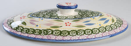 Old World Confetti Lid for 2 Quart Oval Covered Casserole