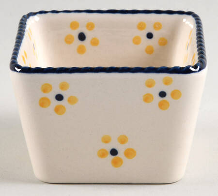 Old World Confetti Small Square Ramekin