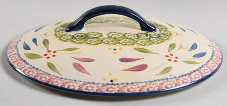 Old World Confetti Lid for 2.5 Quart Oval Covered Casserole