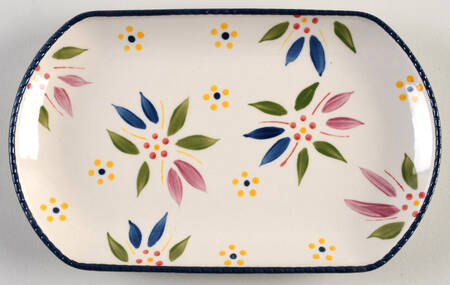 Old World Confetti 9" Rectangular Serving Platter
