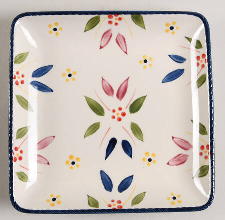 Old World Confetti Square Salad Plate by Temp-Tations
