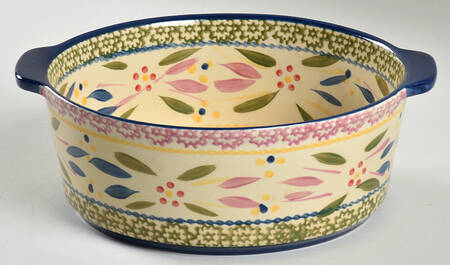 Old World Confetti 1.5 Quart Round Casserole No Lid
