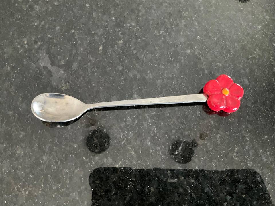 Old World Confetti Spoon for Mug & Lid/Coaster