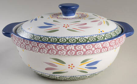 Old World Confetti 5 Quart Round Covered Casserole by Temp-Tations