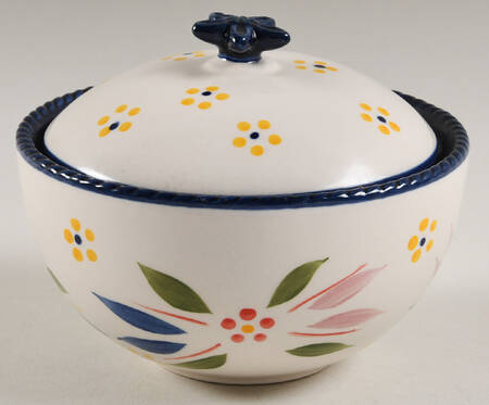 Old World Confetti Sugar Bowl & Lid by Temp-Tations
