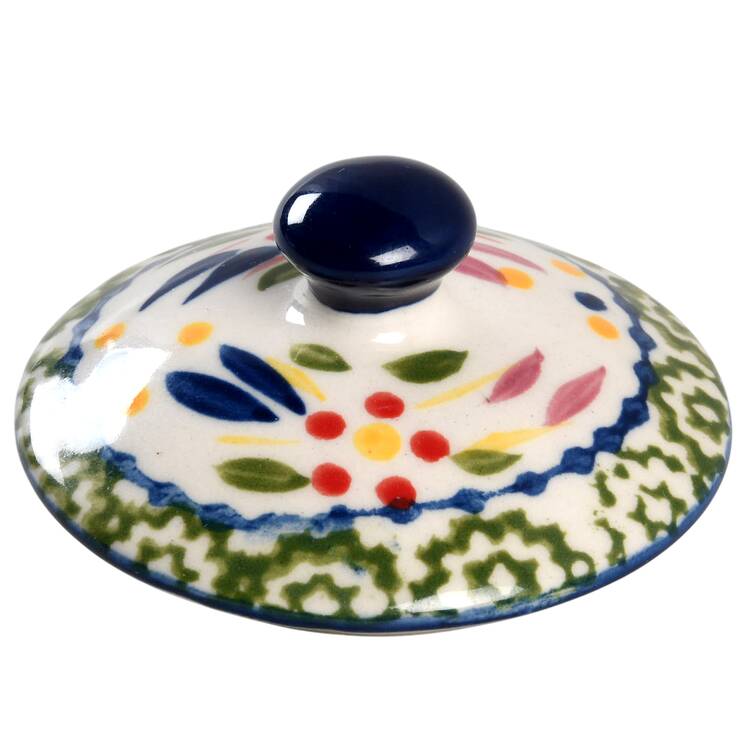 Old World Confetti Lid for Sugar Bowl