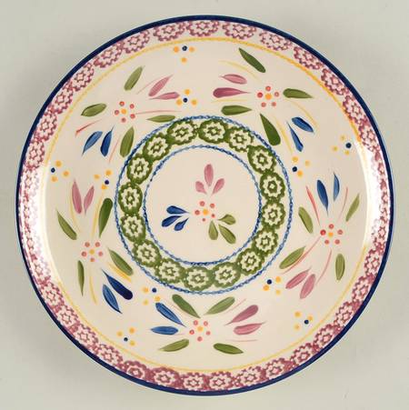 Old World Confetti Coupe Dinner Plate by Temp-Tations