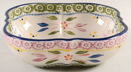 Old World Confetti Square Cereal Bowl