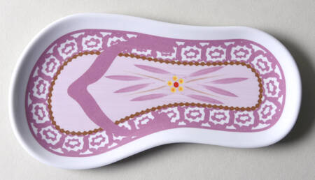 Old World Lilac Melamine Spoon Rest (Holds 1 Spoon) by Temp-Tations