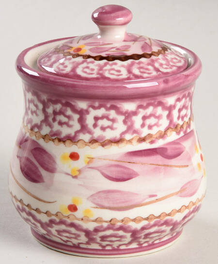 Old World Lilac Sugar Bowl & Lid