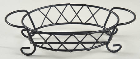 Old World Yellow Metal Stand for 9 Oz Individual Oval Casserole by Temp-Tations