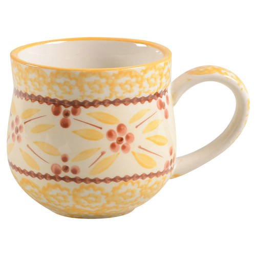 Old World Yellow Mug