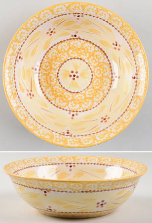 Old World Yellow Soup/Cereal Bowl