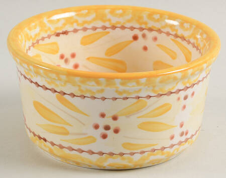 Old World Yellow Ramekin by Temp-Tations