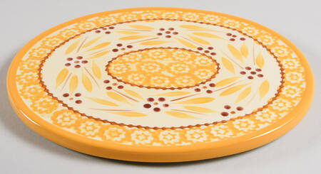Old World Yellow Trivet by Temp-Tations