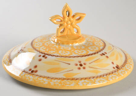Old World Yellow Lid for Samovar