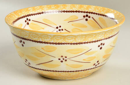 Old World Yellow 8" Mixing Bowl
