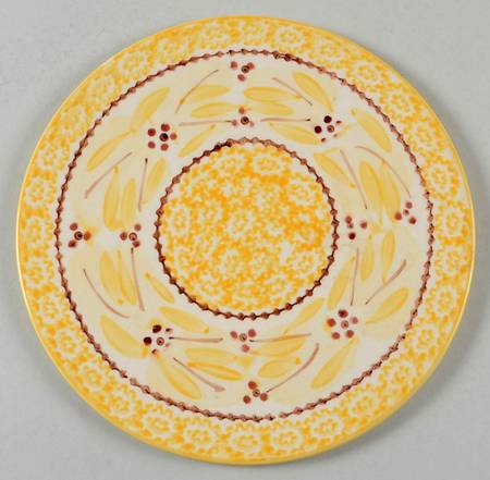 Old World Yellow Trivet by Temp-Tations