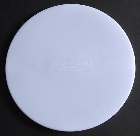 Old World Yellow Plastic Lid for 7" Round Vegetable