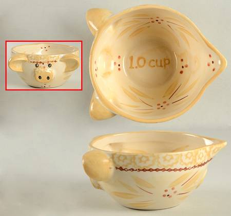 Old World Yellow 1 Cup Measuring Cup